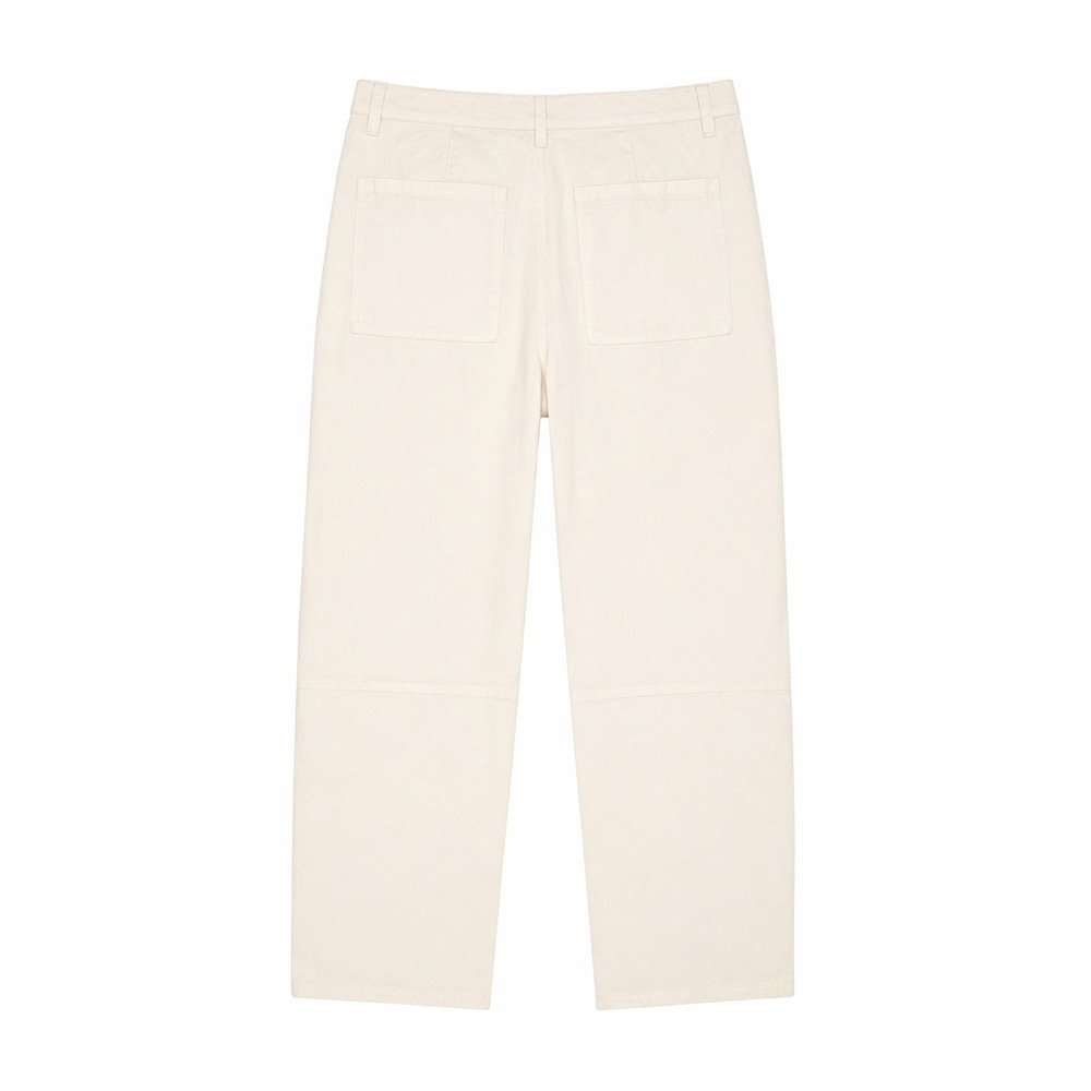 Velvet by Graham & Spencer Off White Cotton Painter Pants Wide Leg Size 8 NWT - Picture 4 of 11